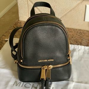 Rhea Mini Leather Backpack